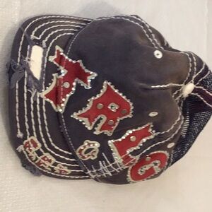 True religion, short bill, decorative cap, NWOT, never worn, adjustable size,